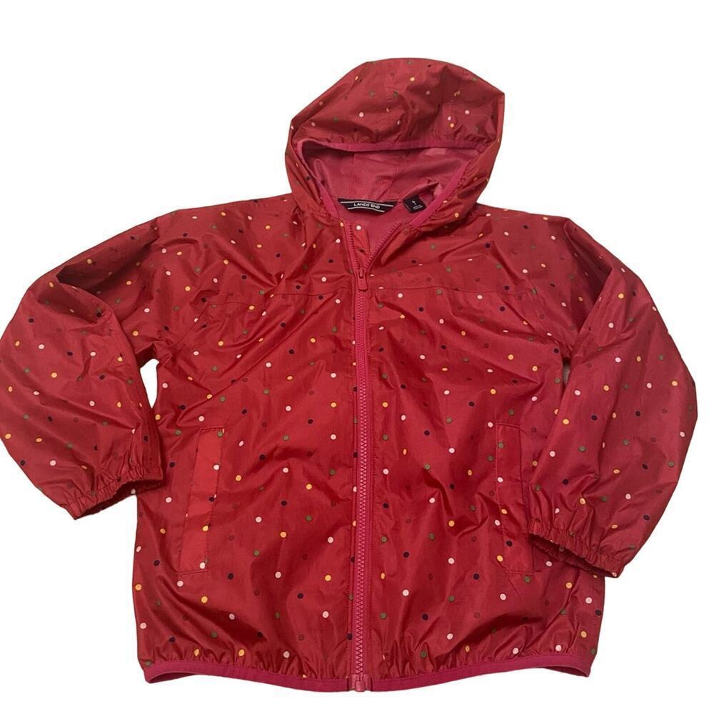 Lands End Lightweight Jacket sz S (8) Packable Jacket Girls